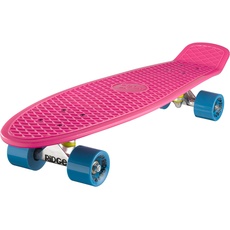 Ridge PB-27-Pink-Blue Skateboard, Pink/Blue, 69 cm