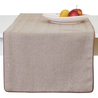 home&you Tischläufer Catron , Braun , Textil , 40x1x180 cm , Heimtextilien, Wohntextilien, Tischwäsche, Tischläufer