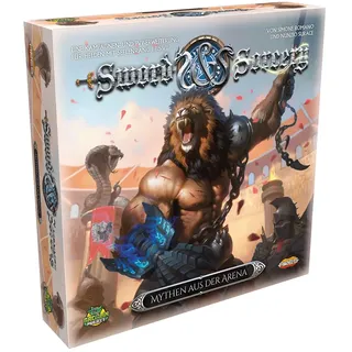 Ares Games, Sword – Mythen aus der Arena, Expertenspiel, Deutsch | Gegner-Erweiterung zum Kooperativen Fantasy-Dungeon-Crawler für 1-5 Spieler, 30-150 Minuten, Brettspiel ab 13 Jahren