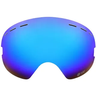 YEAZ "Wechselglas für Ski- Snowboardbrille mit Rahmen XTRM-SUMMIT", blau,