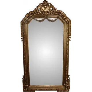 Casa Padrino Barock Luxus Spiegel Gold  B 99 cm, H 174 cm - Edel & Prunkvoll - Gold