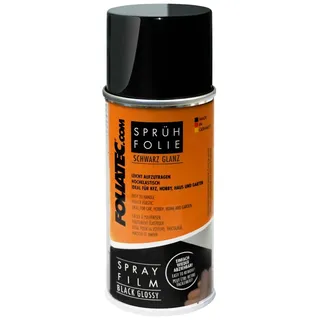 FoliaTec Sprühfolie Auto Felgenfolie Sprüh Lack für Viele Untergründe, schwarz 150 ml