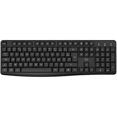 Mobility Lab ML313979 – Kabellose Tastatur Deluxe Keyboard – USB- und USB-C-Empfänger, präziser Tipp, weiche und leise Tasten, Ziffernblock, AZERTY-Layout – Schwarz