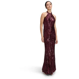 Vera Mont Abendkleid Glitzer-Look Rot 40