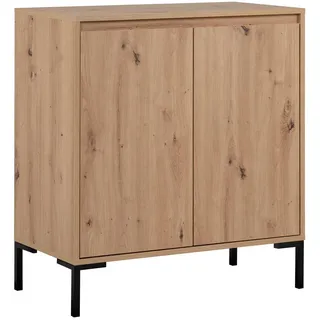 MID.YOU Sideboard 81 x 87 x 40 cm braun