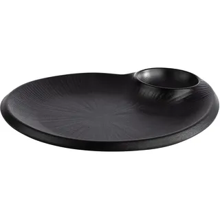 APS Teller NERO schwarz 20,0 x 24,0 cm