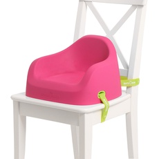 Koru Kids® Junior Booster - Sitzerhöhung Stuhl Kind - für Kinder ab 3 bis etwa 7 Jahre plus - Boostersitz - Kindersitz - Stuhlsitz (Fuchsia)
