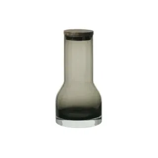 Blomus LUNGO Wasserkaraffe S, große und elegante Karaffe , Farbe: smoke