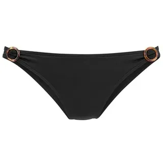s.Oliver Bikini-Hose »Rome« mit Zierringen, schwarz