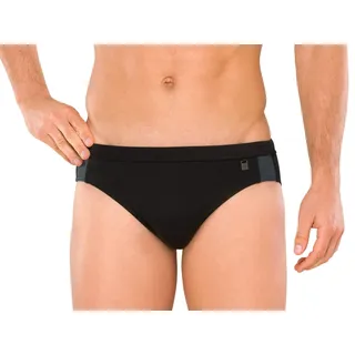 Schiesser Herren Bade-Rio Badehose, Schwarz (Schwarz 000), X-Large (Herstellergröße: 007)