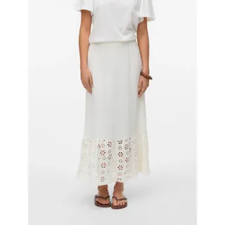 Vero Moda Maxirock »VMNATALI HW ANCLE SKIRT WVN GA«, weiß
