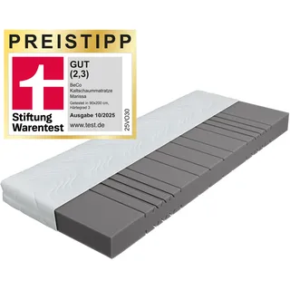 Komfortschaummatratze BECO "Marissa, 7 Zonen Matratze 90x200, 140x200 cm & weitere Größen", weiß, B:90cm H:18cm L:200cm, Bezug: 100% Polyester, Matratzen, Komfortschaummatratze, ergonomischer Schlaf, getestet in 90x200, H3, Ausgabe 10/2025, Topseller