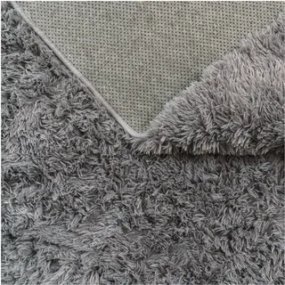 TT Home Hochflorteppich 160 x 220 cm Grau