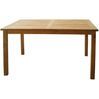 Premium Teak Tisch rechteckig Gartentisch Gartenmöbel Teakmöbel Holz 120 cm