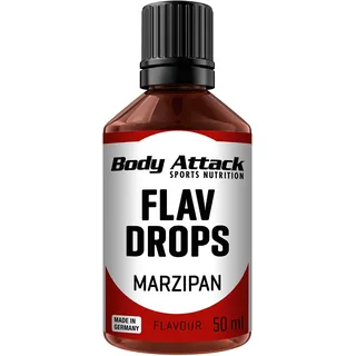 Body Attack Flav Drops®, - 50ml Geschmacksrichtung Marzipan,