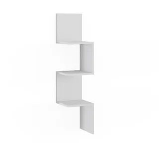 Vicco Eckregal Paolo 28 x 28 x 116,4 cm Weiß