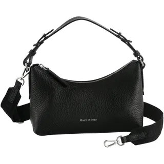 Marc O'Polo Schultertasche Binna Crossbody Bag M Leder 30 cm schwarz