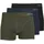 Basic Bamboo Trunks 3 Pack Noos Boxershorts Forest night M EU