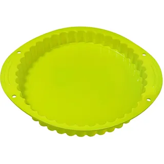 Webake Linzertorten Backform Silikon Quicheform Tarteform Silikonform Ø 24 cm Obstkuchenform Backblech Kuchenform Tortenbodenform für Torten Gebäckform Form Zum Backen