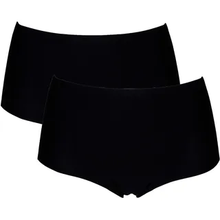 After Eden High-Waist-Hipster »UNLIMITED« 2er Pack, bequem, elastisch, eng, basic, weich, schwarz