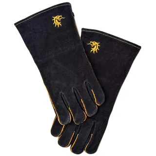 Boomex Grillhandschuhe 35 x 17,5 x 2,5 cm Leder schwarz