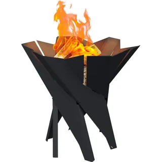 Kratki Feuerkorb Basket Ø 55 cm Schwarz