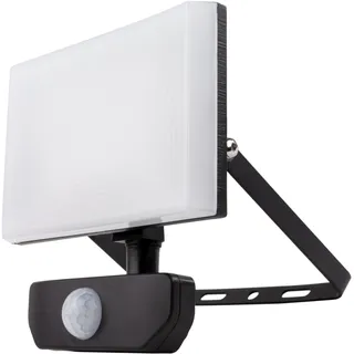 REV Ritter Außenleuchte LED Strahler 20W 1600 lm mit Bewegungsmelder IP54 anthrazit