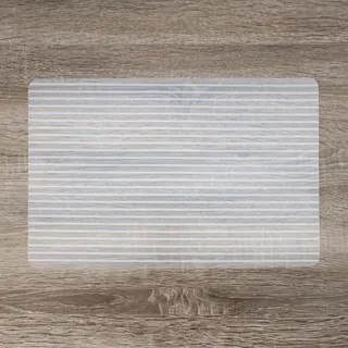d-c-fix Tischset Rio Ben weiß 29 cm x 44 cm | Tischunterlage für Küchen- und Esstisch – lebensmittelechtes & abwaschbares Esstischset