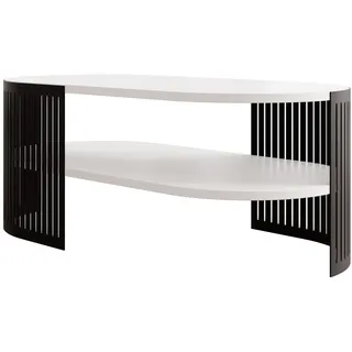 Mirjan24 Fikoli Schwarz/Weiß Metall 50 x 40 x 100 cm
