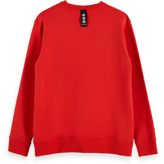 Scotch & Soda Herren Pullover Crewneck Sweat 153578-3270 XXL - Red Clash - XXL