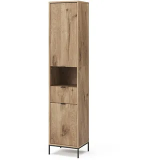 Vicco Eliza Badschrank 40 x 190 cm Braun