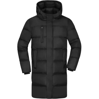 James & Nicholson Winter Kurzmantel mit Kapuze JN1368 Gr. M black