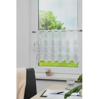 Stickereien Plauen Panneaux »Monika« Stangendurchzug 1 Stk. tlg., rot