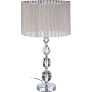 Elegante Kristall Nachttischleuchte, 33 cm Breite, 32 cm Höhe, mit sanftem, stimmungsvollem Licht