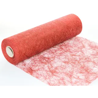 Protinam Tischläufer, Polyester, 3500 Rot, 25m, 25