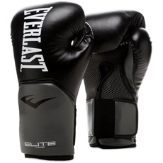 Bild von Unisex – Erwachsene Boxhandschuhe Pro Style Elite Glove Handschuhe Schwarz / Grau 10oz