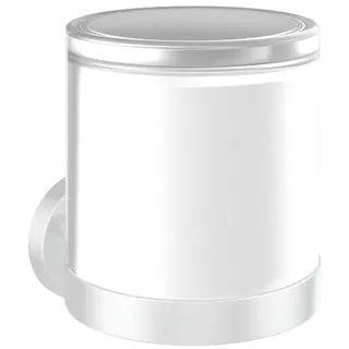emco round Sensor-Seifenspender, satiniertes Kristallglas, 432113903, Farbe: Weiß