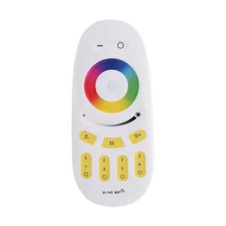 RF-LED-Fernbedienung, RGBW-Fernbedienung 2.4G 4-Zonen-Full-Touch-LED-Controller Drahtlose RF-Touch-LED-RGB-Dimmer-Steuerung für Milight-RGBW-LED-Lampe, RGB-LED-Lichtleiste