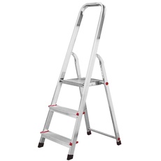 Krause Corda Step ladder silver