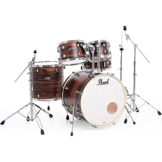 Pearl Schlagzeug Decade Maple 22 Zoll Matte Dark Walnut mit Zubehör
