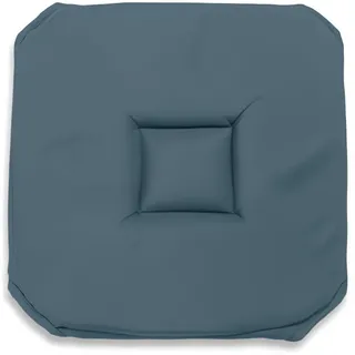 Soleil d'ocre, Alix Stuhlkissen Gobelin, Polyester, Blau Seladon 40x40x3 cm