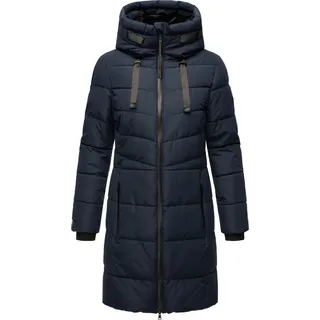 Marikoo Damen Winter Steppjacke lang B978«, blau