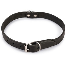 Bild von Halsband Rondo, genietet L: 57 cm B: 20 mm schwarz