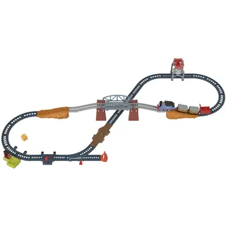 Thomas & Friends Fisher-Price ​Thomas & Friends 3-in-1 Pakettransport Zugset mit batteriebetriebenem Thomas für Kinder im Kindergartenalter ab 3 Jahren, HGX64, Nicht Zutreffend