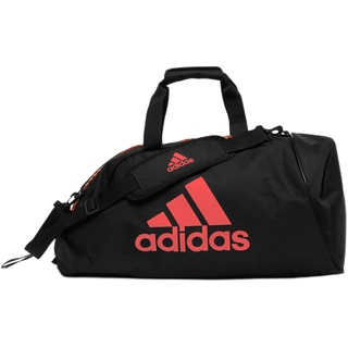 Adidas Unisex – Erwachsene 2in1 Bag Sporttasche, schwarz/rot, M