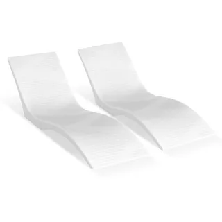 Vevor Chaiselongue Liegestühle türkis 2 STK.