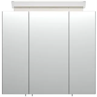 Spiegelschrank 70 inklusive LED-Acrylglaslampe beton EEK: F - Grau