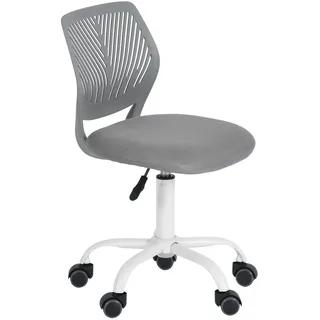 FurnitureR Bunter Schreibtischstuhl, moderner höhenverstellbarer Computerstuhl ohne Armlehnen, ergonomischer Drehstuhl für Kinderzimmer und Home Office