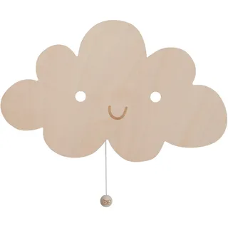 Baby's Only - Baby Wandlampe - Wolke - Wandleuchte für Babyzimmer - Nachtlampe mit batterie für Kinderzimmer - FSC-Gütezeichen Holzlampe - 25000 Brennstunden - Wandlampe bemalbar