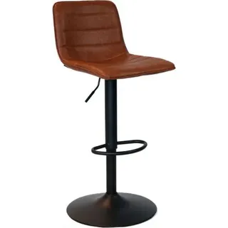 Bronx71 Barhocker Leder Boston höhenverstellbar cognac 60-76 cm - Braun